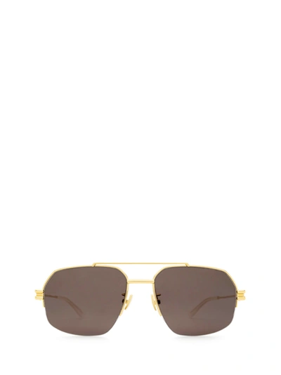 Bottega Veneta Bv1127s Gold Unisex Sunglasses