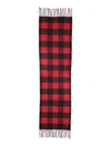 Woolrich Wool Blend Scarf In Rosso