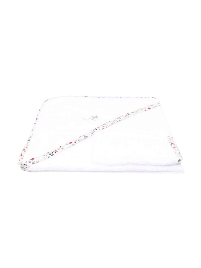 Il Gufo Towel With Embroidery In Rosa