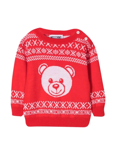 Moschino Babies' Unisex Red Sweater