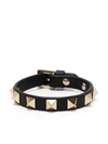 VALENTINO GARAVANI ROCKSTUD LEATHER BRACELET,15159657