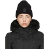 MACKAGE BLACK JUDE BEANIE