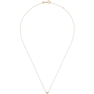 Adina Reyter Gold Single Diamond Necklace