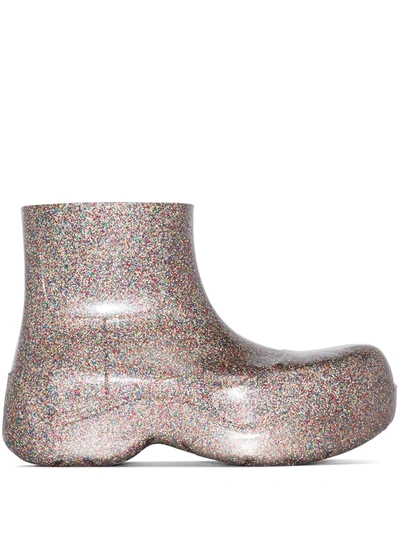 Bottega Veneta Wardrobe 02 Puddle Sparkle Boots In Multicolore