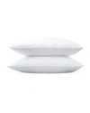 Matouk Valetto 3-chamber Medium Standard Pillow, 20" X 30" In White