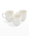 Portmeirion Sophie Conran Floret 14 Oz. Mugs, Set Of 4 In Blue