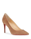 CHRISTIAN LOUBOUTIN KATE 85MM SUEDE RED SOLE PUMPS,PROD235140143