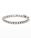 David Yurman Men's Sterling Silver Box Chain Bracelet In Silver