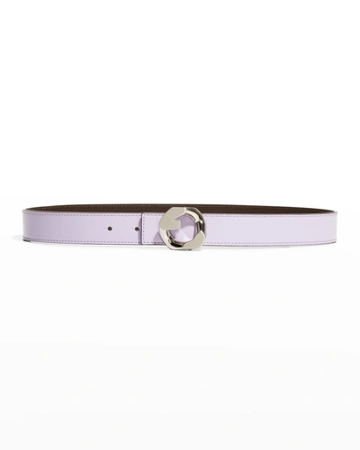 Givenchy 30mm Reversible G-chain Belt In 540 Lilac