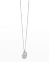 IPPOLITA STARDUST PAVE KIDNEY BEAN PENDANT NECKLACE IN STERLING SILVER,PROD245950133