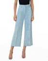 AKRIS PUNTO CHIARA WIDE-LEG DENIM PANTS,PROD243730316