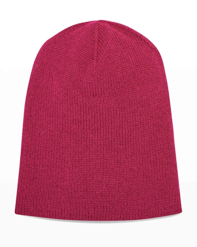 The Row Kid's Cashmere Knit Beanie In Pink