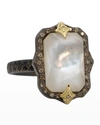 Armenta Old World Mother-of-pearl Doublet Ring In Ow