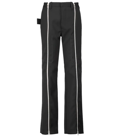 Bottega Veneta Women's Wool Trousers In Black