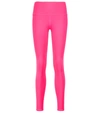 Alo Yoga Airbrush High-rise Stretch-woven Leggings In Magenta Crush