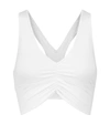 Alo Yoga Airbrush Wild Thing Bra In White