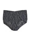 Hanky Panky Retro Lace V-kini In Grey