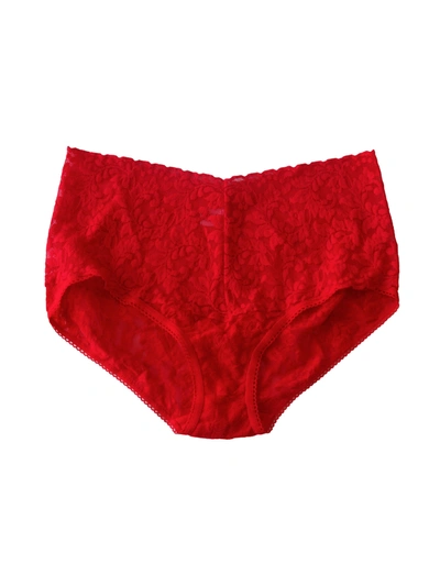 Hanky Panky Signature Lace Retro V-kini In Red