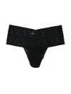 Hanky Panky Plus Size Signature Lace Retro V-kini In Black