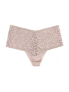 Hanky Panky Retro Signature Lace Thong In Brown