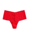 Hanky Panky Retro Lace Thong In Red