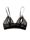 Hanky Panky Luxe Lace Open Bralette In Black