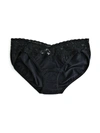 Hanky Panky Supima® Cotton V-kini In Black