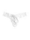 Hanky Panky Petite Size Supima® Cotton Low Rise Thong In White