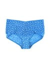 Hanky Panky Cross-dyed Leopard Retro V-kini In White
