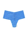 Hanky Panky Cross Dyed Leopard Retro Thong In White