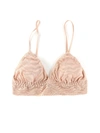 Hanky Panky Signature Lace Padded Triangle Bralette In Multicolor