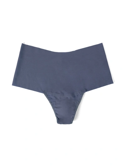 Hanky Panky Breathesoft Hi-rise Thong In Grey