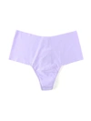 Hanky Panky Breathesoft Hi-rise Thong In Purple