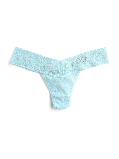 HANKY PANKY I DO CRYSTAL SIGNATURE LACE LOW RISE THONG