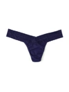 Hanky Panky Dreamease Low Rise Thong In Blue