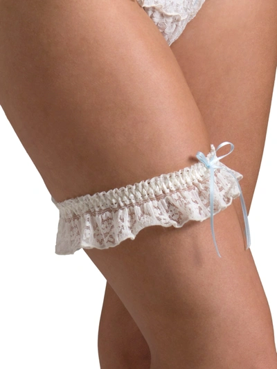 Hanky Panky Rosalyn Leg Garter In White