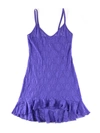 Hanky Panky Signature Lace High-low Chemise In Purple