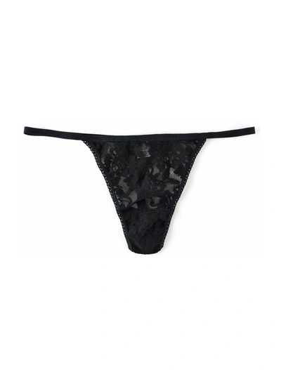 Hanky Panky Signature Lace High Rise G-string In Black