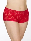 Hanky Panky Plus Size Signature Lace Boyshort In Red