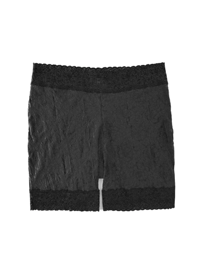 Hanky Panky Signature Lace Bike Short In Black