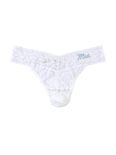 Hanky Panky Mrs. Original Rise Thong In White