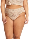 Hanky Panky Plus Size Signature Lace French Brief In Brown