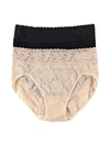 Hanky Panky 2 Pack French Brief In Brown