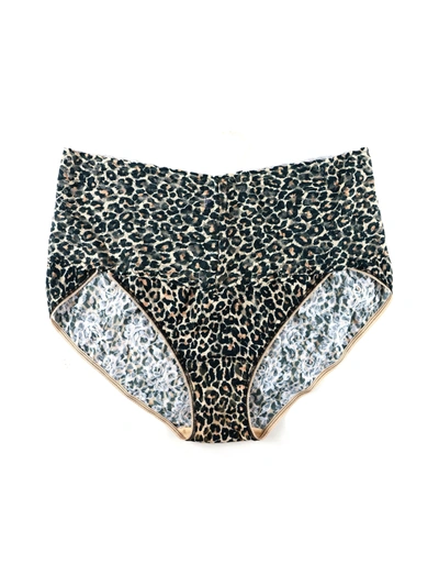 Hanky Panky Printed Signature Lace Plus Size Retro V-kini In Multicolor