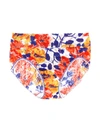 Hanky Panky Printed Signature Lace French Brief In Orange