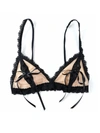 Hanky Panky Nude Illusion Tie Bralette In Black