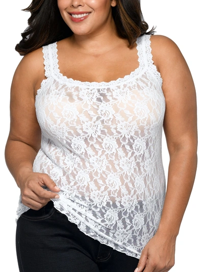 Hanky Panky Plus Size Signature Lace Classic Cami In White