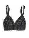 Hanky Panky Black Signature Crossover Bralette In Black