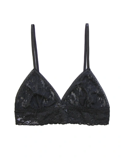 Hanky Panky Signature Lace Triangle Bralette In Black