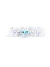 Hanky Panky Dotted Tulle Garter In White